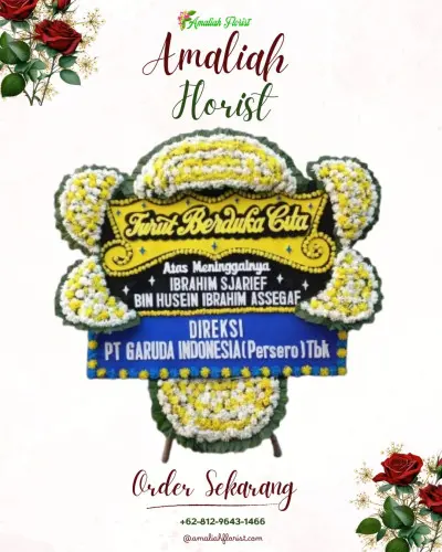 Papan Bunga Duka di Krian Sidoarjo